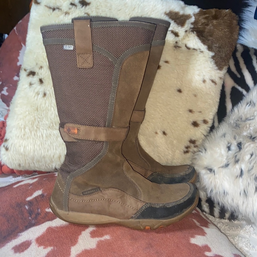 Mocha Merrell Performance Boots